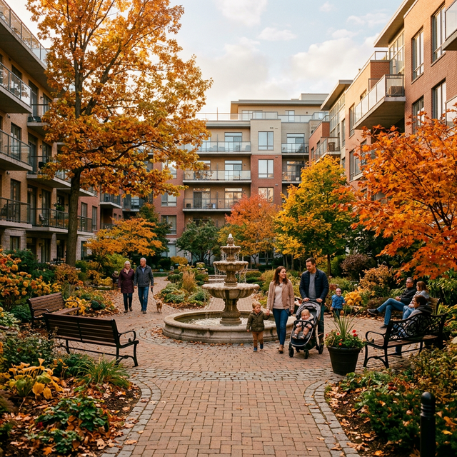 Двор с фонтаном